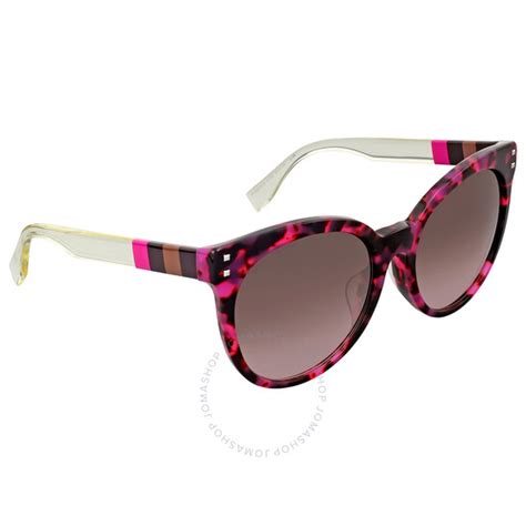 fendi sun ff 0083 f s e6i hd|Fendi Pequin Fuchsia Havana Brown Shade Sunglasses FF .